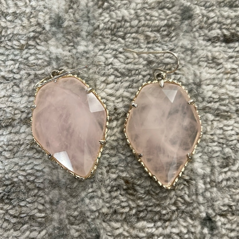 Kendra Scott Pink drop earrings